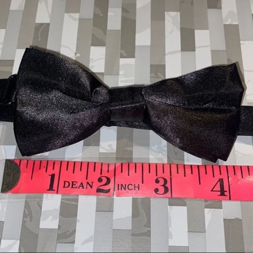 Youth Adjustable 4” Bow Tie Bundle, Metallic